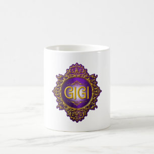Sweet GIGI Royal Purple & Gold Coffee Mug