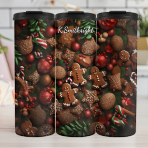 Sweet Gingerbread Gathering Thermal Tumbler