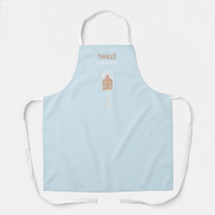 Sweet Gingerbread House Decorating Party Apron