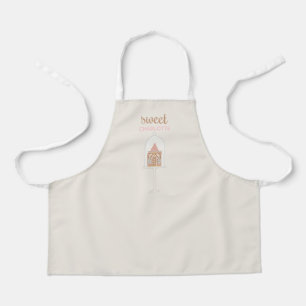 Sweet Gingerbread House Decorating Party Apron