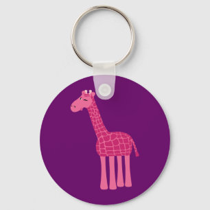 Sweet Giraffe Key Ring