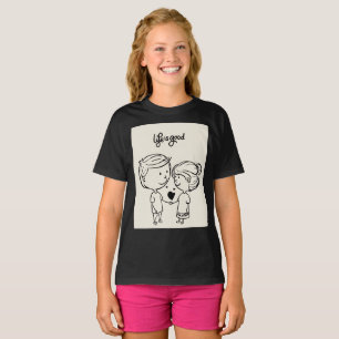 Sweet Girl and Boy Holding Hands T-Shirt