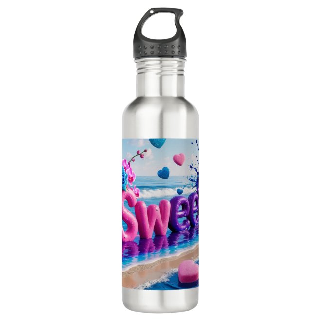 sweet girl and colors 710 ml water bottle (Front)