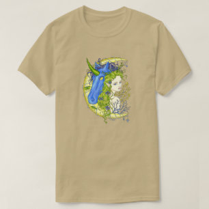 Sweet girl and unicorn drawing T-Shirt