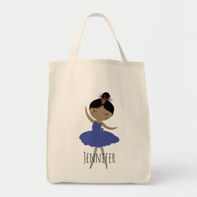 Sweet Girl Ballerina Tote Bag (Front)
