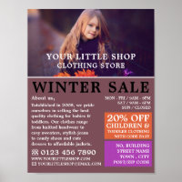 Sweet Girl, Children's Clothing Store Advertising