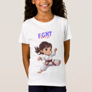 Sweet Girl in Karate: Strength and Elegance T-Shirt