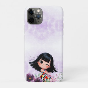 sweet girl Skateboard Case-Mate iPhone Case