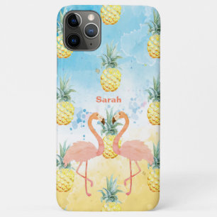 Sweet Girly Flamingo and Pineapple Case-Mate iPhone Case