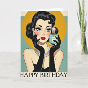 Sweet Glamour Birthday Card