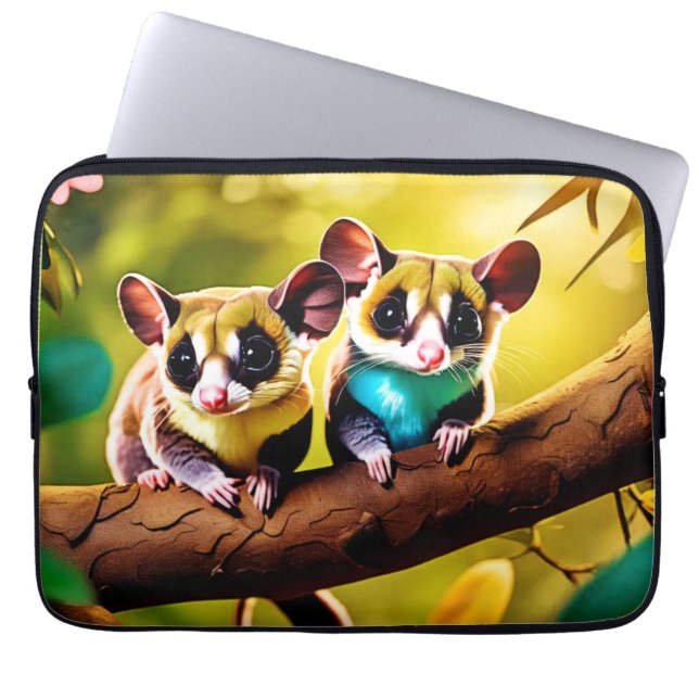Sweet Glider Pair Design Laptop Sleeve (Front)