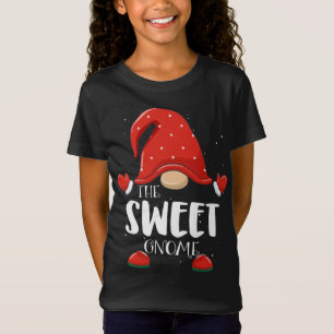 Sweet Gnome Matching Family Christmas Pajama T-Shirt