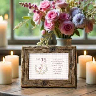 Sweet Goose Baby Shower Table Seating Card LPM26