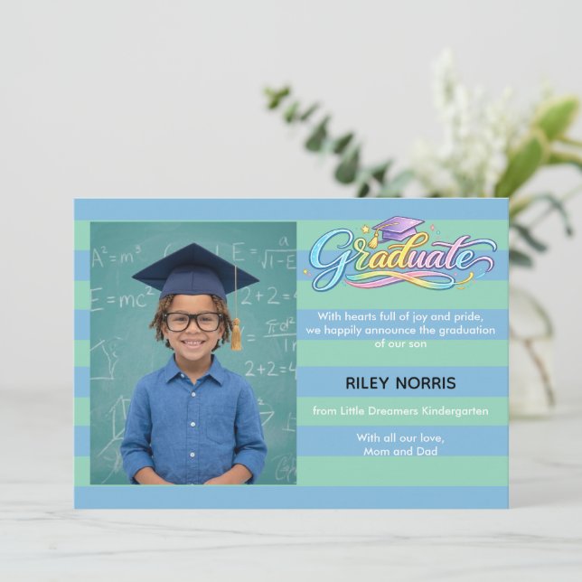 Sweet Graduate Announcement  (Standing Front)