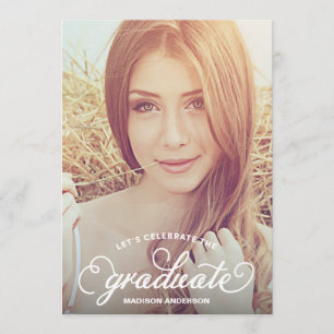 SWEET GRADUATE GRADUATION PARTY INVITATION