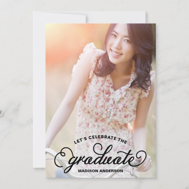 SWEET GRADUATE | GRADUATION PARTY INVITATION (Front)