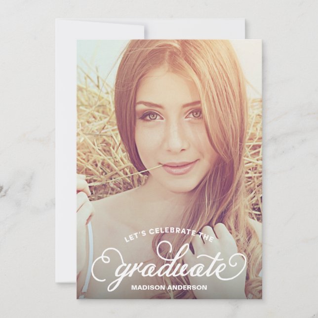 SWEET GRADUATE | GRADUATION PARTY INVITATION (Front)
