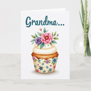 Sweet Grandma Dessert Card