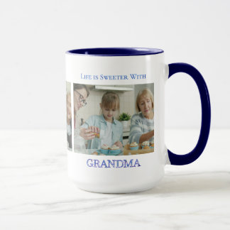 Sweet Grandma Photo Gift Mug
