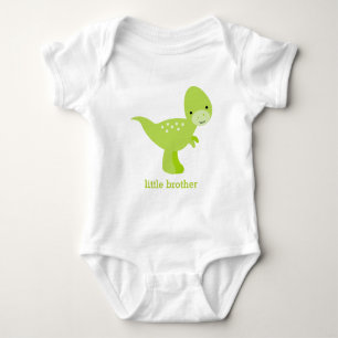 Sweet Green Baby Dinosaur Bodysuit
