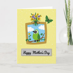 Sweet Green Mothers Day Card