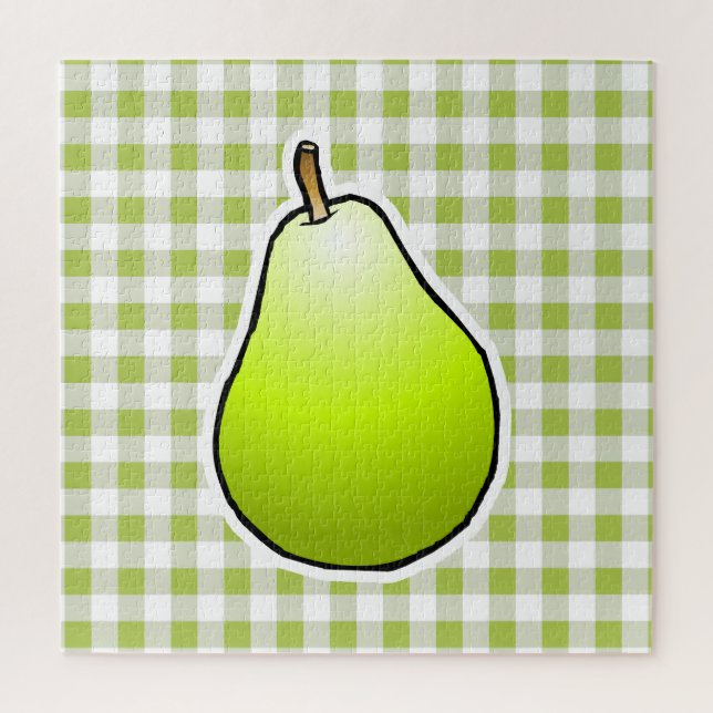 Sweet Green Pear Jigsaw Puzzle (Vertical)