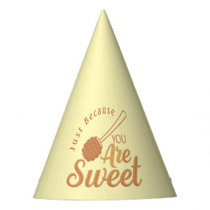 Sweet Guest Accent in Honey Yellow Party Hat
