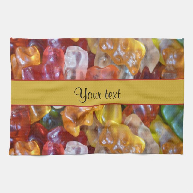 Sweet Gummi Bears Tea Towel (Horizontal)