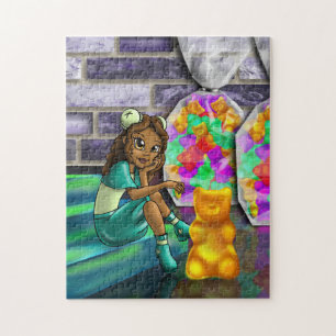"Sweet Gummy Bear Darla" 11x14 Puzzle w/ Gift Box
