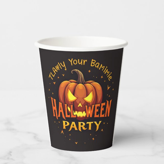 Sweet Halloween with You Paper Cups (Front)