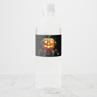 Sweet Halloween with you Water Bottle Label