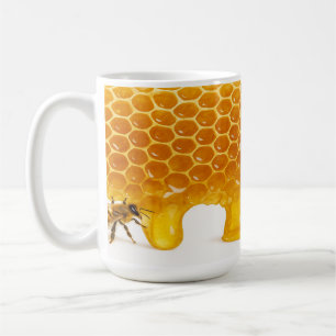Sweet Harmony: Bees & Honeycomb Coffee Mug