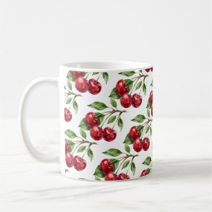 Sweet harvest watercolour cherries Mug