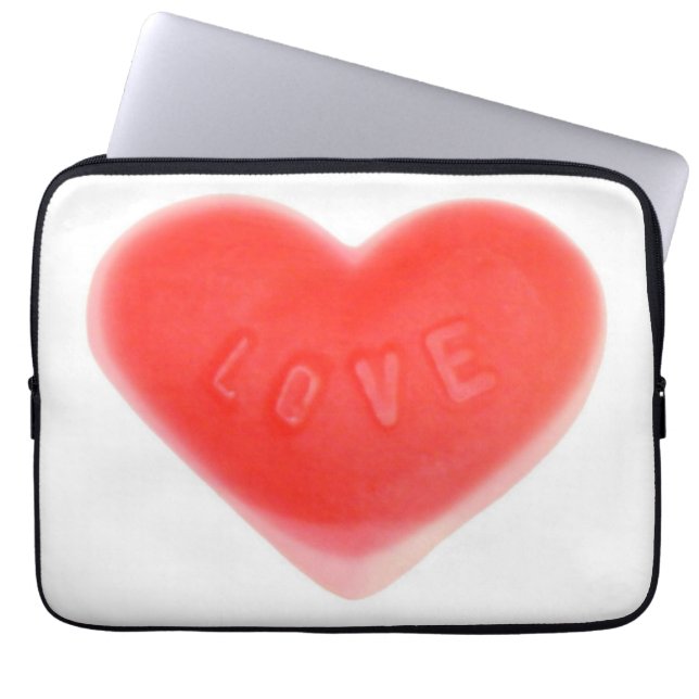 Sweet Heart 13" laptop sleeve (Front)