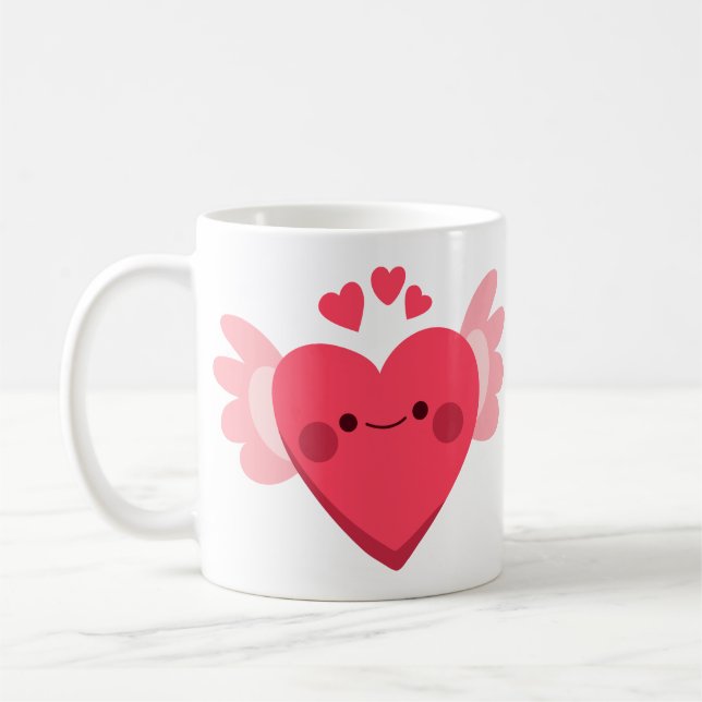 Sweet Heart and Bear Coffee Mug (Left)