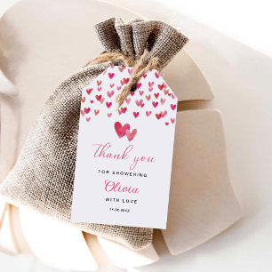 Sweet heart Baby shower Gift Tags