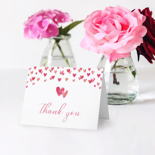 Sweet heart Baby Shower Thank You Card
