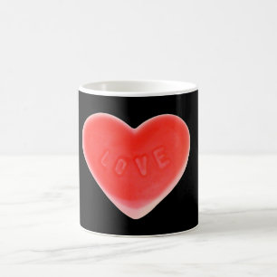 Sweet Heart Black 'I love T' mug