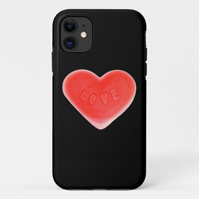 Sweet Heart Black iPhone case (Back)