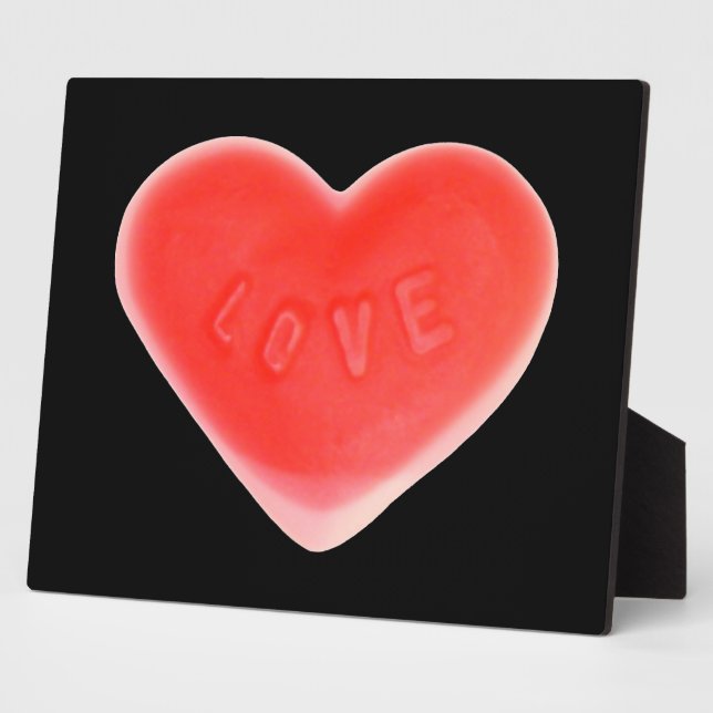 Sweet Heart Black photo plaque (Side)