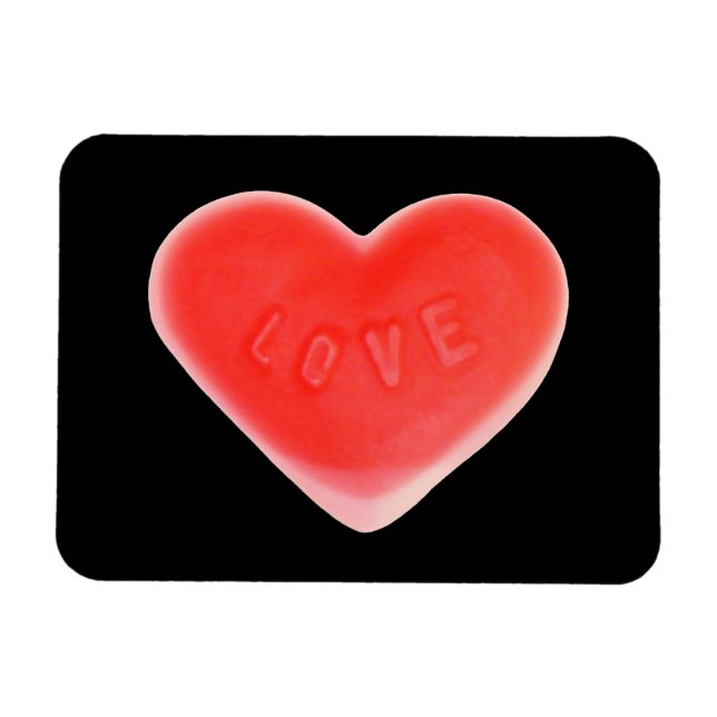 Sweet Heart Black premium magnet (Horizontal)