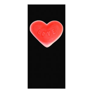 Sweet Heart Black rack card