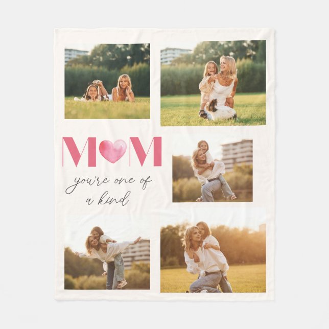 Sweet Heart Fleece Blanket (Front)