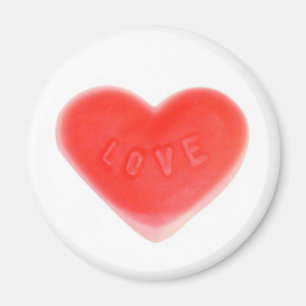 Sweet Heart fridge magnet round