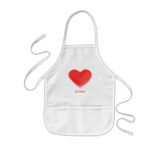 Sweet Heart 'Name' apron kids