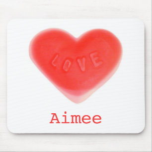 Sweet heart 'Name' mousepad