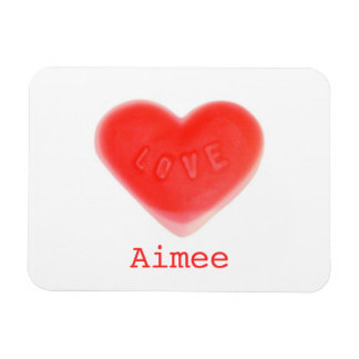 Sweet Heart 'Name' premium magnet