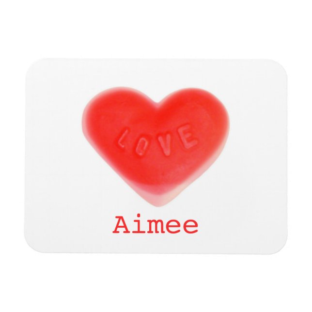 Sweet Heart 'Name' premium magnet (Horizontal)