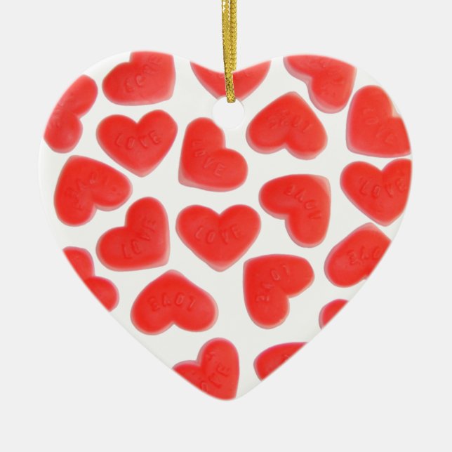 Sweet Heart ornament heart 2 sides (Front)