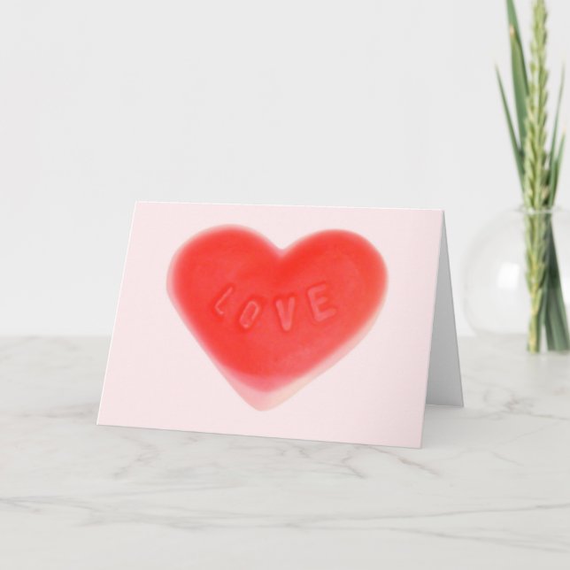 Sweet Heart Pink 'Happy Valentine's Day' card (Front)
